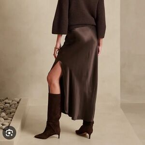 Banana Republic Dreamer silk maxi skirt